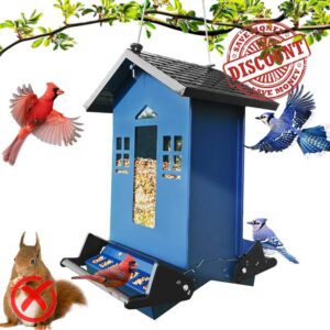 Squirrel Proof Bird Feeder for Outside