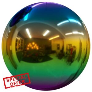 JforSJizT 12 inch Diameter Gazing Ball