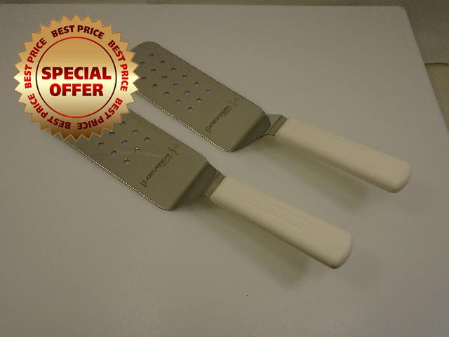 Dexter USA (2) Perforated Drainage Turners Spatulas 8X3 Blade PS286-8 Factory Second