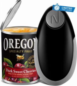 Electric Can Opener with Smooth Edge