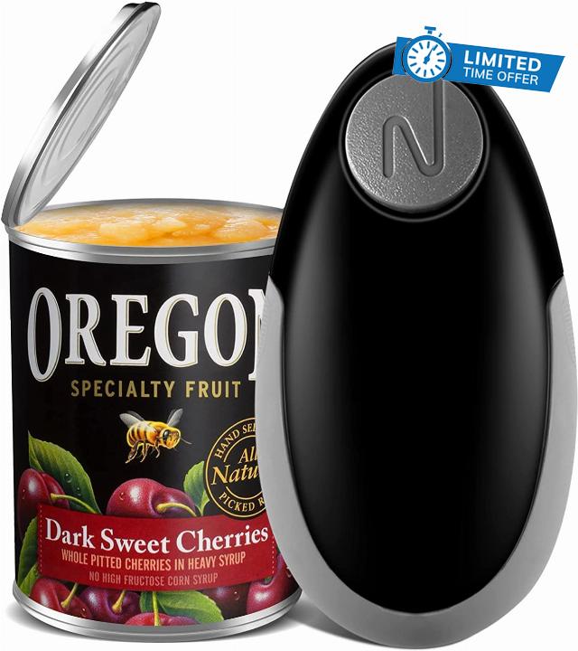 Electric Can Opener with Smooth Edge