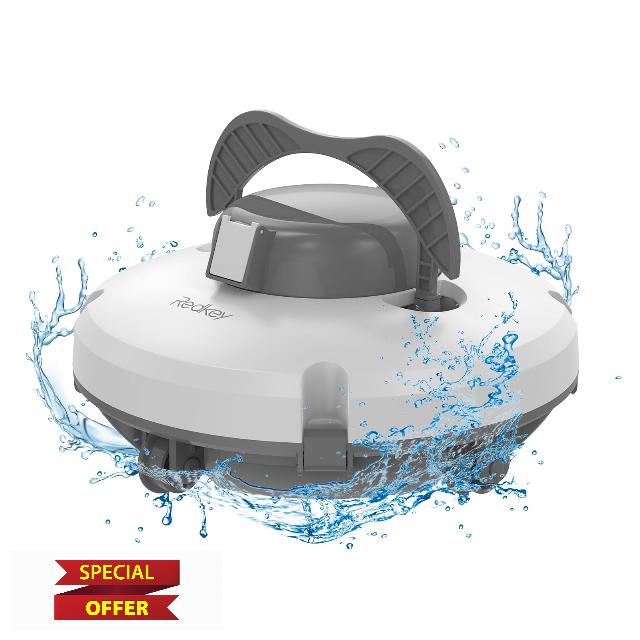 Redkey Cordless Robotic Pool Vacuum for Ground Pool