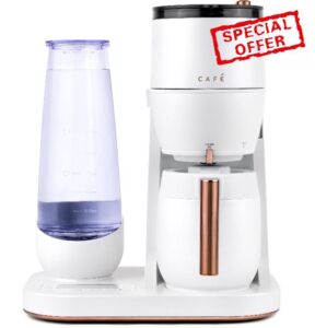 Café Specialty Grind and Brew Coffee Maker | 10-Cup Thermal Carafe| Single-Serve Option| WiFi Enabled Technology | Smart Home Kitchen Essentials | SCA Certified