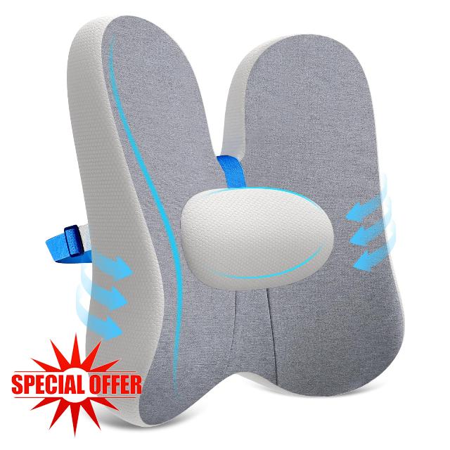 Jiaao Lumbar Support Pillow for Office Chair