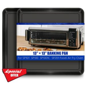 2 Pack 13" × 13" Professional Baking Sheet