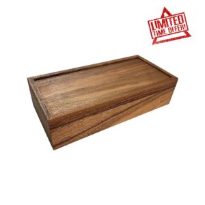 Ironwood Gourmet Extra Large Wooden Rectangular Tea Box