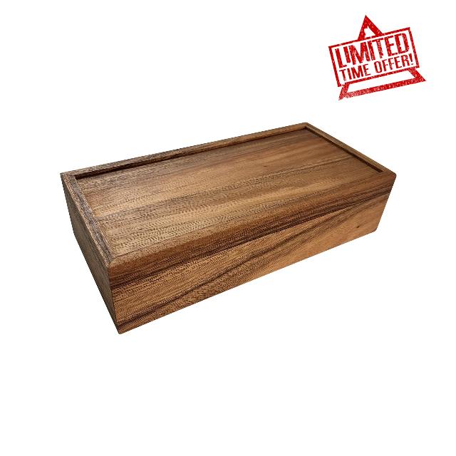 Ironwood Gourmet Extra Large Wooden Rectangular Tea Box