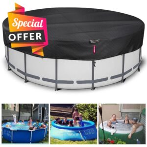 QH.HOME 18 Ft Round Winter Pool Cover