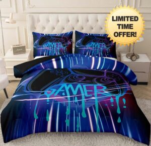 Peopleareok Gaming Comforter Sets for Kids
