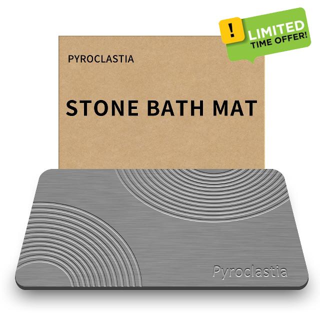 Pyroclastia Stone Bath Mat