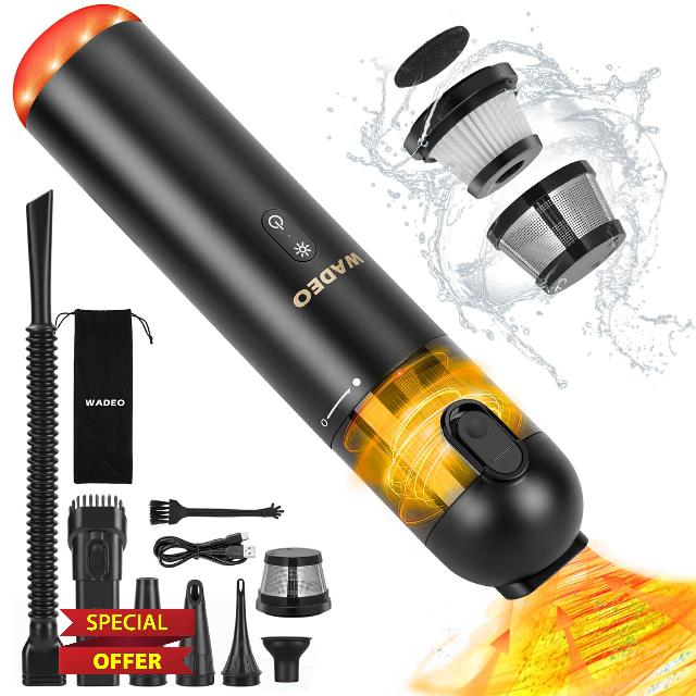 WADEO Car Vacuum Cleaner High Power