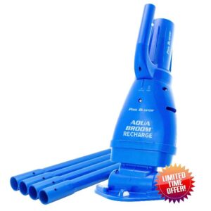 POOL BLASTER Aqua Broom Recharge Handheld Cordless Pool Vacuum for Small Pools