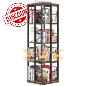Aheaplus Rotating Bookshelf