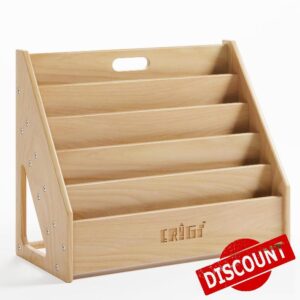 ERUGI Front-Facing Montessori Bookshelf