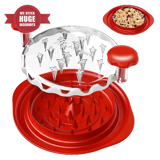 Chicken Shredder Lakeber Pro Chicken Breast Shredder Tool Twist with Clear Cover