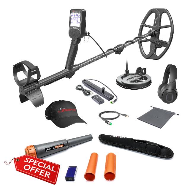 Nokta The Legend PRO Pack Metal Detector Set (Metal Detector + Pinpointer)