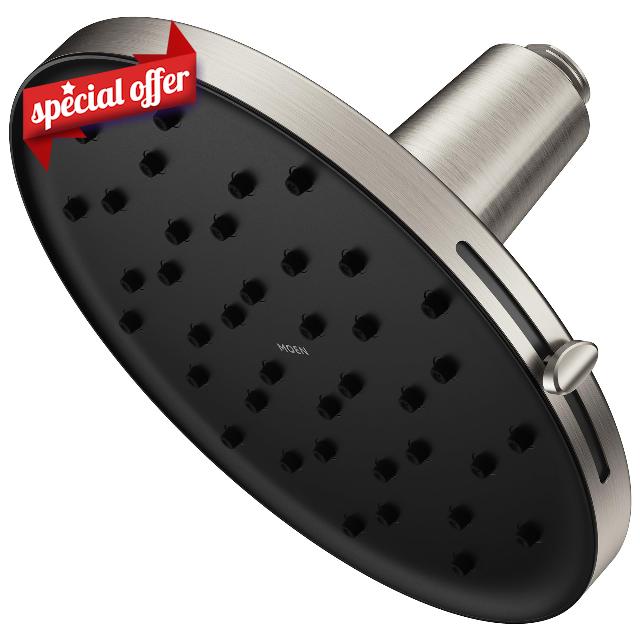 Moen 220R3BN Verso Adjustable 9" Diameter Eco-Performance Spray Head Rainshower