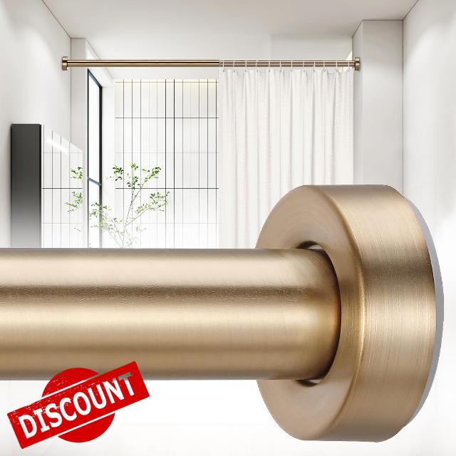 YNL Tension Shower Curtain Rod- No Drill