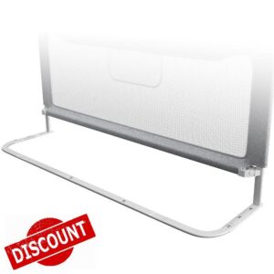 HOMEAL Toddler Bed Rail U-Shaped Fixed Bar
