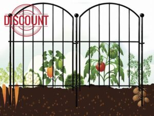 Fenceguru Decorative Garden Fence 10 Panels