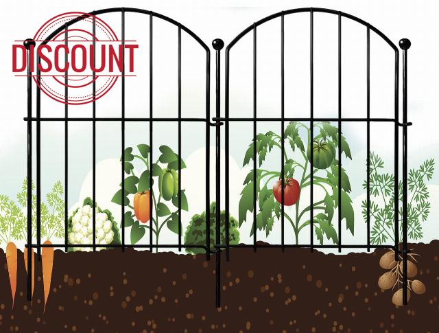 Fenceguru Decorative Garden Fence 10 Panels