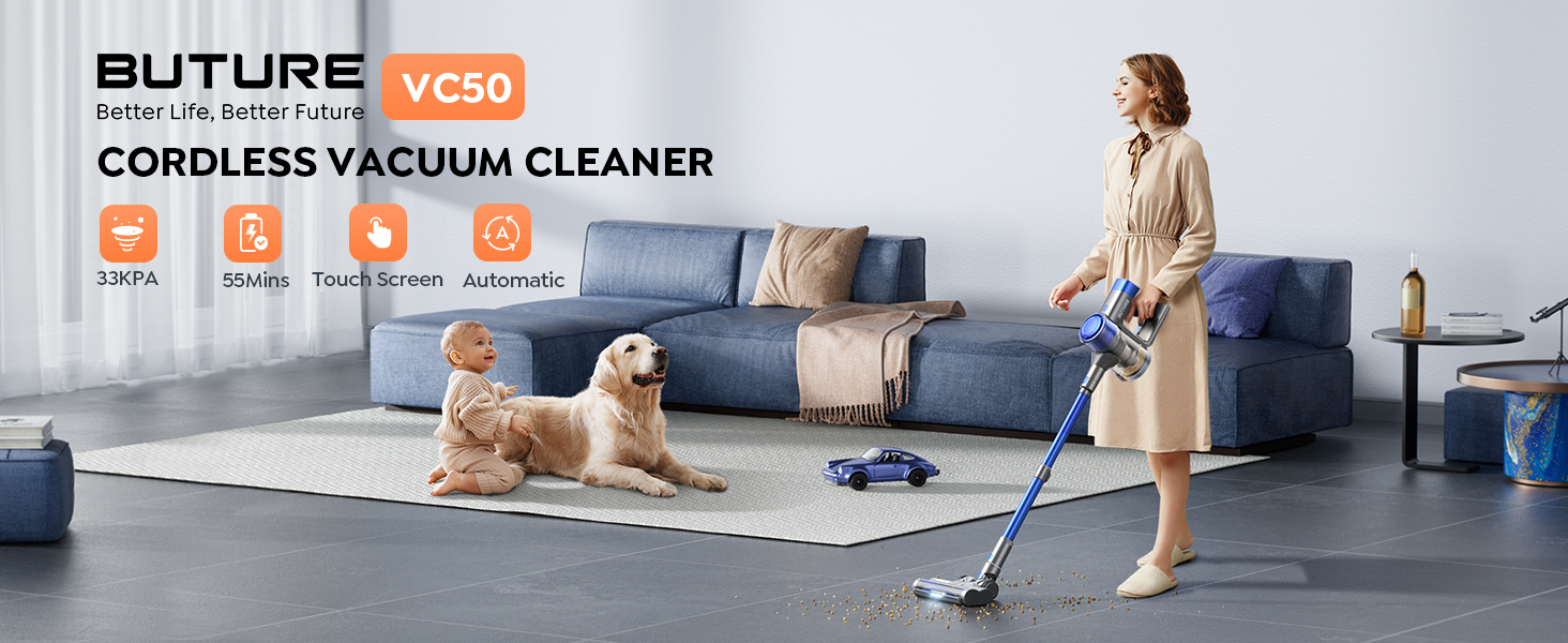 BuTure VC50 Cordless Vacuum Cleaner