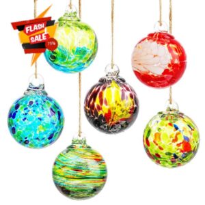 KRISININE Set of Six Hanging Friendship Balls