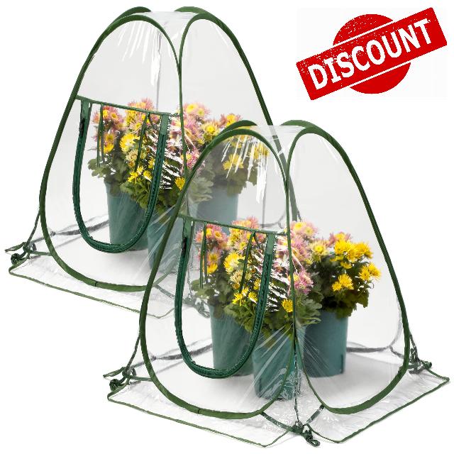 2 Pack Mini Greenhouse