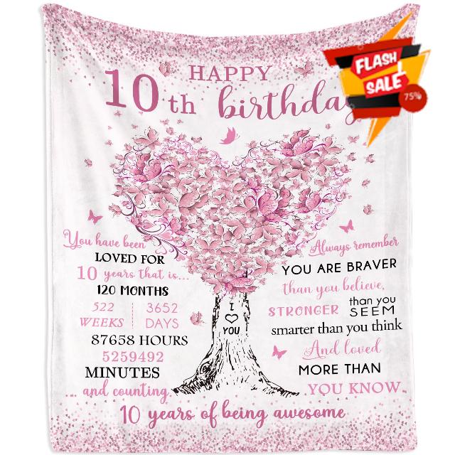 Mubpean Birthday Blanket (pink-10th