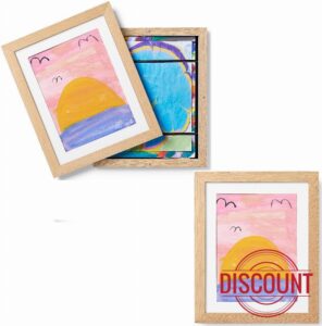 Opposite Wall Solid Oak Kids Artwork Frame (2pack)