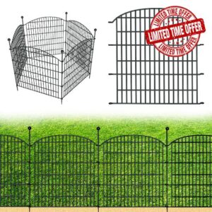 Decorative Garden Metal Fence 10 Pack