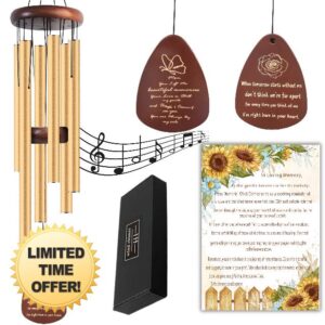 Memorial Gifts for Loss of Mother - Wind Chimes for Outside