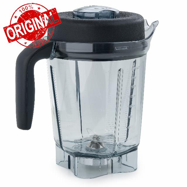 64 oz Replacement Container Pitcher Jar w/Lid and Blade for Vitamix Blenders (Low-Profile)