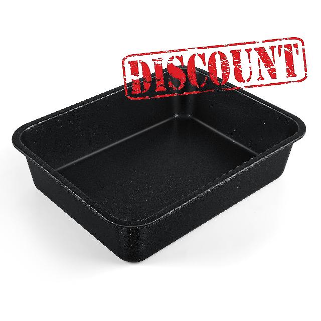 TeamFar 12.75 x 10 x 3.2 inch Coated Stainless Steel Lasagna Pan