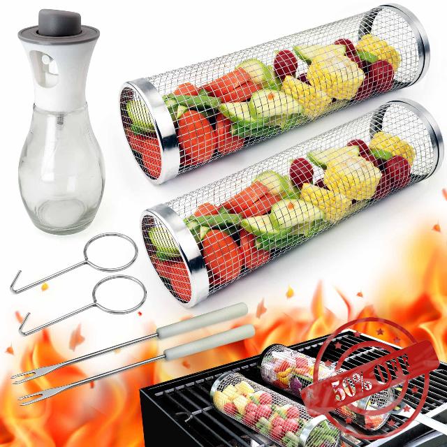 PrinChef Grill Basket 2 Pcs