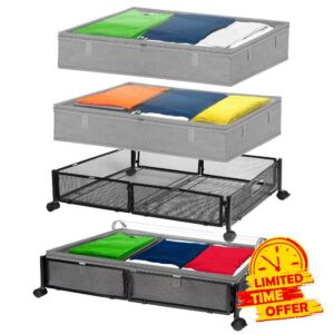 Greenual Under Bed Storage with Wheels