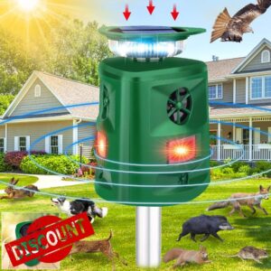 Ultrasonic Solar Animal Repeller