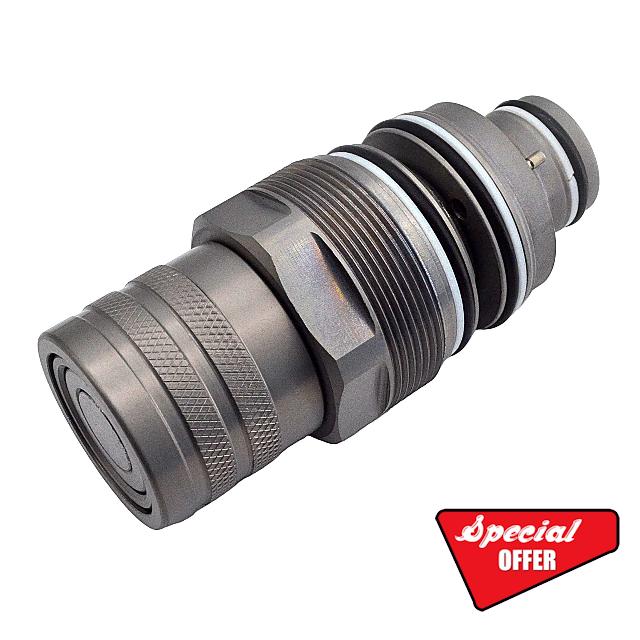 6680018 V0511-77150 Female Hydraulic Coupler Compatible with Kubota SVL75 Bobcat 753 763 773 S130 S150 S160 S175 S185 S205 S220 S250 S300 S330 S450 S510 S530 T140 T180 T190 T200 T250 T300 T320