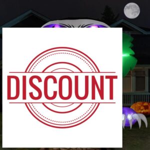 Funflatable Giant 10 FT Halloween Inflatables Clown Archway Outdoor Decorations