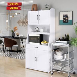 Susici Kitchen Pantry Cabinet