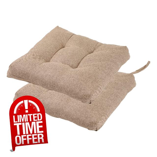 Faible Poisson Outdoor Chair Cushions Set of 2