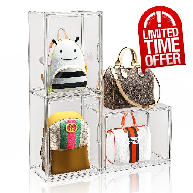ORGIDOL Purse Organzier for Closet