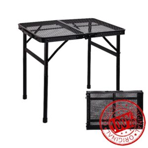 ALZEROOE Metal Camping Picnic FoldingTable