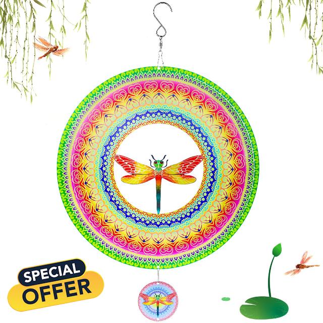 Dragonfly Wind Spinner