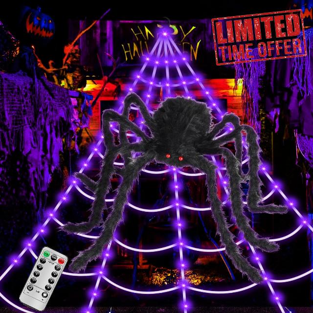 Spider Web Halloween Decorations