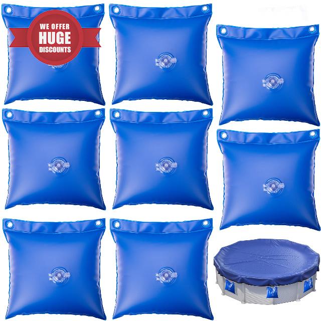 LFUTARI 12 Pack Swimming Pool Cover Hanging Bag - Wall Bags for Above Ground Pool Cover