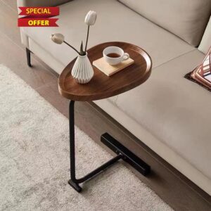 LETESA C-Shaped Side Table Set of 2