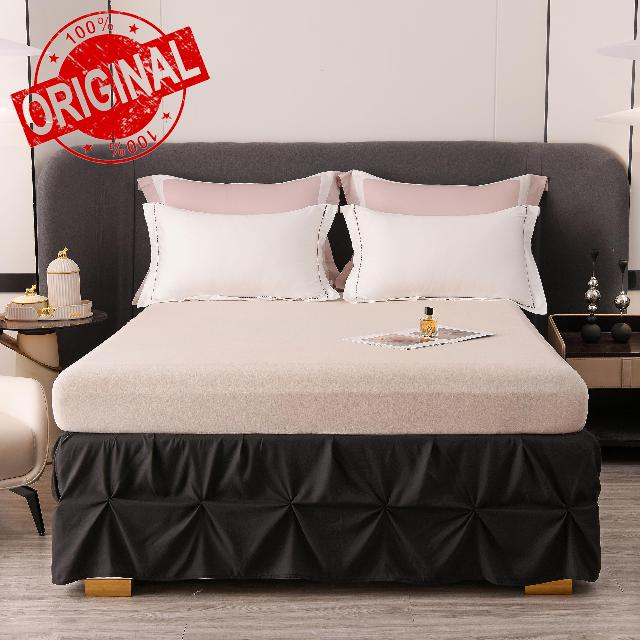 Btargot Pinch Pleated Bed Skirt