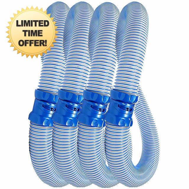 ANSIKE 2023 Upgrade 4 Pcs Pool Cleaner Hose Replace R0527700 Compatible with Zodiac Baracuda Mx6 Mx8 Swimming Pool Cleaner Parts Cleaner Lock Hose 39" Twist Lock Hose