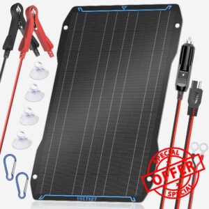 Voltset 30W 12V Flexible Solar Panel Car Battery Charger